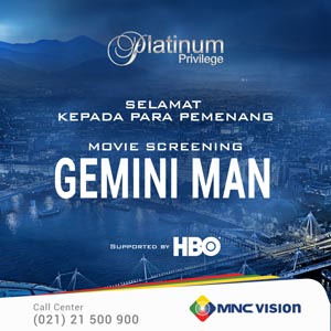 Pemenang Tiket Nonton Gemini Man